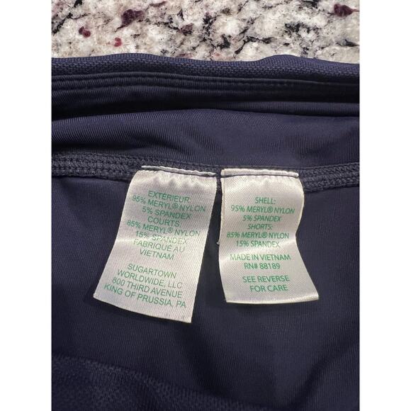 Lilly Pulitzer women’s skort skirt shorts size M navy - Picture 9 of 11